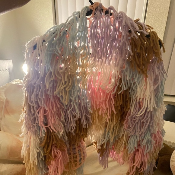 Multicolor Fringe Jacket - Picture 1 of 4